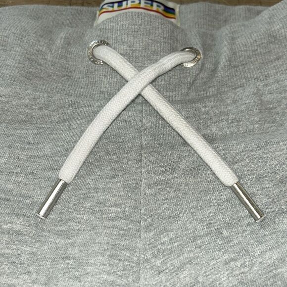 Rainbow 🌈 5Stripe Vintage Superdry Super Cool 🆒 shorts 🩳 2 Pockets drawstring 🌈 - Picture 9 of 17